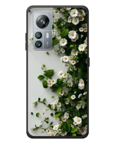 Чохол для Blackview A85 з картинкою «Гілка дрібних білих квітів»