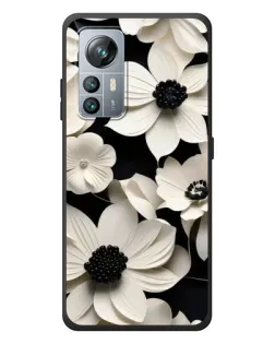 Чохол для Blackview A85 з картинкою «Об'ємні білі квіти»