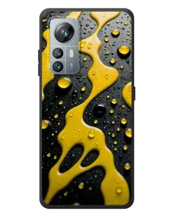 Чехол для Blackview A85 с картинкой «Жидкое желтое золото»