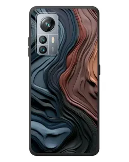 Чехол для Blackview A85 с картинкой «Цветные волны каньона»