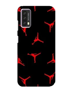 Чехол для Blackview A90 с картинкой «Jordan Red Pattern»