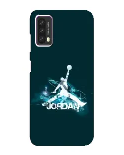 Чехол для Blackview A90 с картинкой «Jordan Blue Fire»