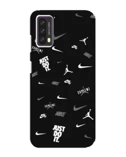 Чехол для Blackview A90 с картинкой «Nike Black Pattern»