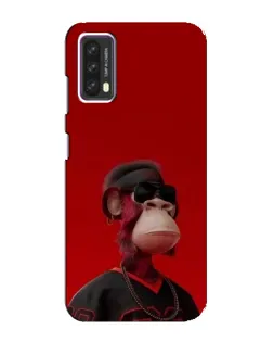 Чохол для Blackview A90 з картинкою «Bored Ape в червоному»