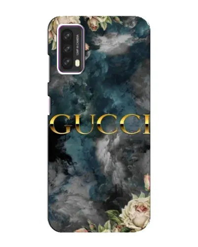 Чохол для Blackview A90 з картинкою «Абстрактні квіти Gucci»