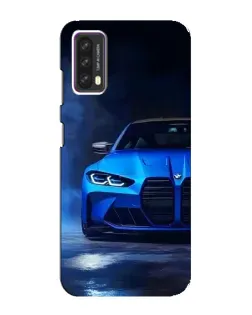 Чохол для Blackview A90 з картинкою «Блакитна BMW M4»