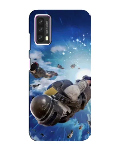 Чехол для Blackview A90 с картинкой «Десант PUBG — прыжок»