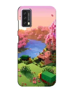 Чохол для Blackview A90 з картинкою «Рожеве дерево Minecraft»