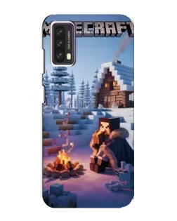 Чохол для Blackview A90 з картинкою «Зимовий Minecraft»
