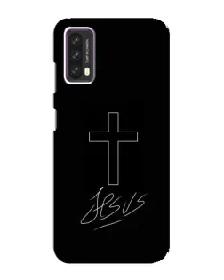 Чохол для Blackview A90 з картинкою «Графічний хрест Jesus»