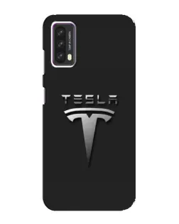 Чохол для Blackview A90 з картинкою «Сталевий логотип Tesla»
