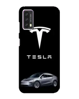 Чохол для Blackview A90 з картинкою «Tesla Model Y»