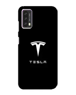 Чохол для Blackview A90 з картинкою «Tesla White Logo»