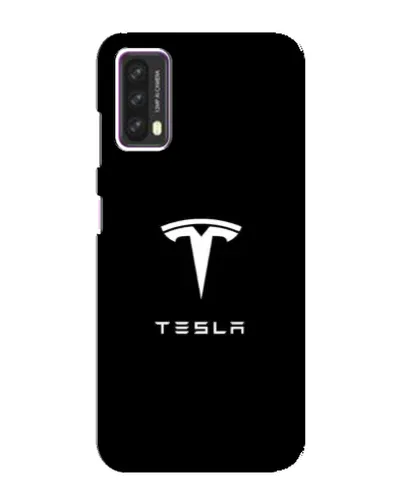 Чохол для Blackview A90 з картинкою «Tesla White Logo»