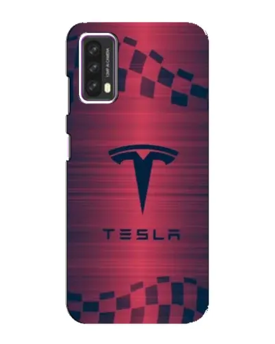 Чохол для Blackview A90 з картинкою «Тесла червоний карбон»