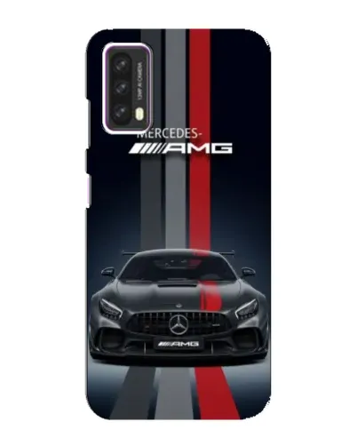 Чохол для Blackview A90 з картинкою «Mercedes — білий карбон»