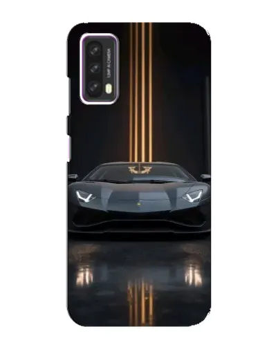 Чохол для Blackview A90 з картинкою «Lamborghini золоті лінії»