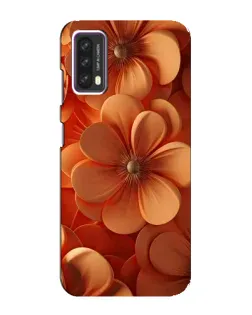 Чехол для Blackview A90 с картинкой «Оранжевый макро цветок»