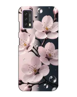 Чехол для Blackview A90 с картинкой «Нежная сакура и капли»