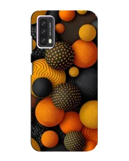 Чохол для Blackview A90 з картинкою «Об'ємні помаранчеві сфери»