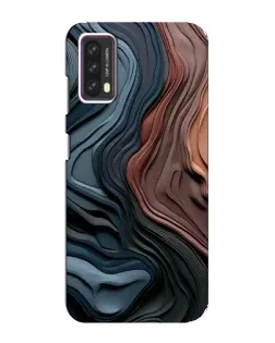 Чохол для Blackview A90 з картинкою «Кольорові хвилі каньйону»
