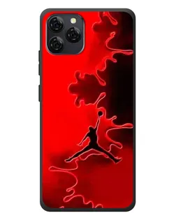 Чохол для Blackview A95 з картинкою «Jordan Red Smoke»