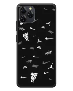 Чохол для Blackview A95 з картинкою «Nike Black Pattern»
