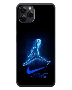 Чохол для Blackview A95 з картинкою «Jordan Neon Blue»