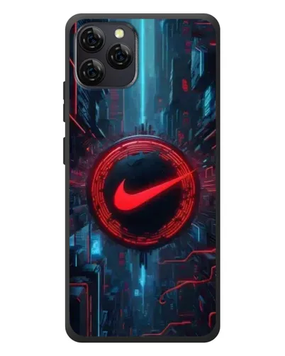 Чехол для Blackview A95 с картинкой «Техногенный стиль Nike» Чехол для Blackview A95 с картинкой «Техногенный стиль Nike»