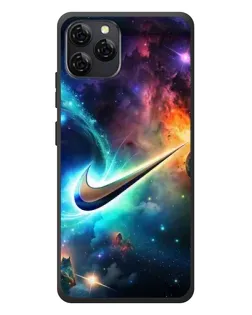 Чехол для Blackview A95 с картинкой «Космический Nike Swoosh»