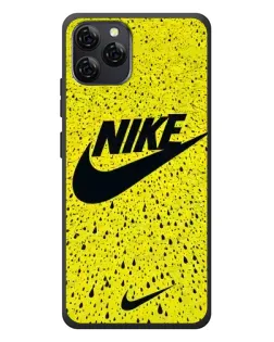 Чехол для Blackview A95 с картинкой «Желтый текстурный Nike»