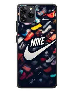 Чехол для Blackview A95 с картинкой «Коллекция кроссовок Nike»