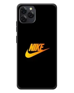 Чехол для Blackview A95 с картинкой «Золотой логотип Nike»