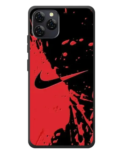 Чехол для Blackview A95 с картинкой «Красные брызги Nike» Чехол для Blackview A95 с картинкой «Красные брызги Nike»