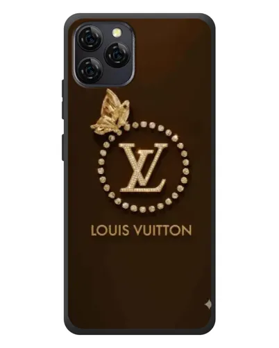 Чохол для Blackview A95 з картинкою «LV — золота печатка»