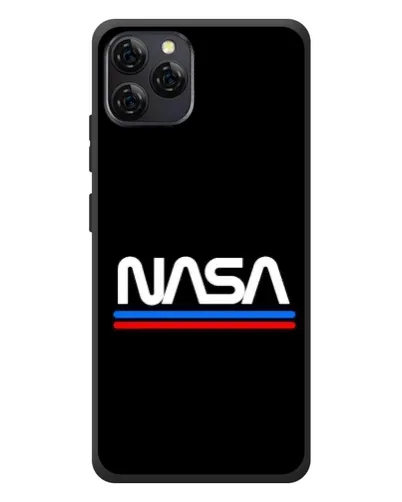 Чехол для Blackview A95 с картинкой «NASA — классика Red Blue» Чехол для Blackview A95 с картинкой «NASA — классика Red Blue»