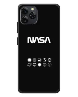 Чехол для Blackview A95 с картинкой «NASA — технический принт»