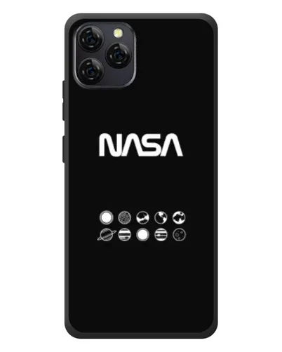 Чехол для Blackview A95 с картинкой «NASA — технический принт» Чехол для Blackview A95 с картинкой «NASA — технический принт»