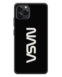 Чехол для Blackview A95 с картинкой «NASA — вертикальный логотип»