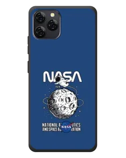 Чехол для Blackview A95 с картинкой «NASA — лунная миссия»