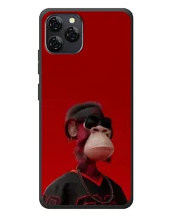 Чохол для Blackview A95 з картинкою «Bored Ape в червоному»