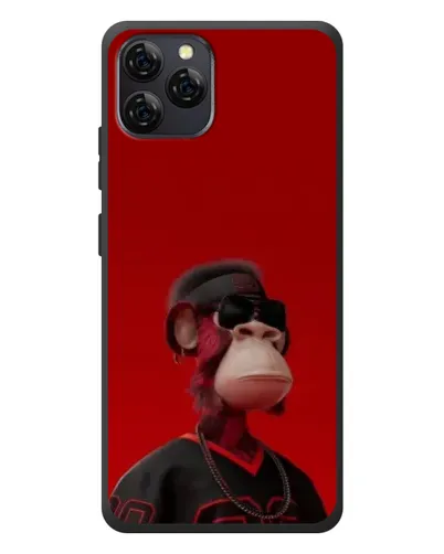 Чохол для Blackview A95 з картинкою «Bored Ape в червоному»