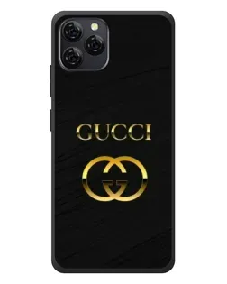 Чохол для Blackview A95 з картинкою «Золотий логотип Gucci»