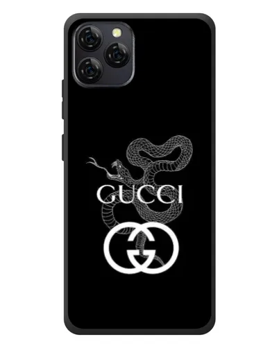 Чохол для Blackview A95 з картинкою «Gucci — срібна змія»