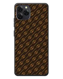 Чохол для Blackview A95 з картинкою «Gucci — золоті діагоналі»