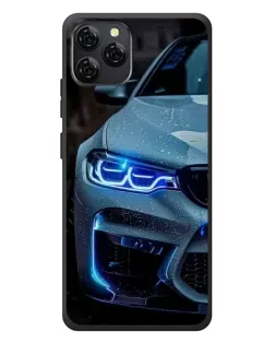 Чохол для Blackview A95 з картинкою «Погляд BMW з синіми фарами»