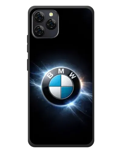 Чохол для Blackview A95 з картинкою «BMW — неонове сяйво»