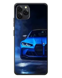 Чохол для Blackview A95 з картинкою «Блакитна BMW M4»