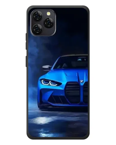 Чохол для Blackview A95 з картинкою «Блакитна BMW M4»