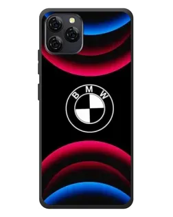 Чохол для Blackview A95 з картинкою «Логотип BMW та неонові дуги»